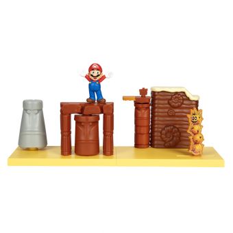 Nintendo Super Mario lekesett med 6 cm Mario figur - Desert