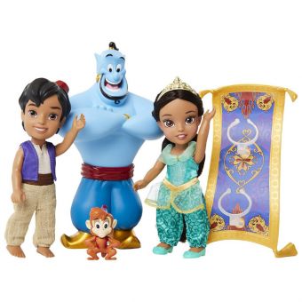 Disney 100år Figursett m/ tilbehør 15cm - Jasmine og Aladdin
