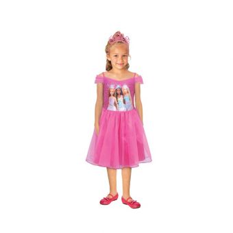 Barbie Prinsesse Kostyme 3-4 år (90-104cm)