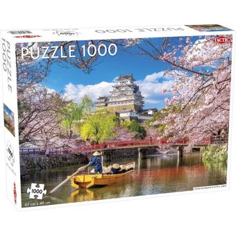 Tactic Puslespill 1000 Brikker - Cherry Blossoms in Himeji, Japan