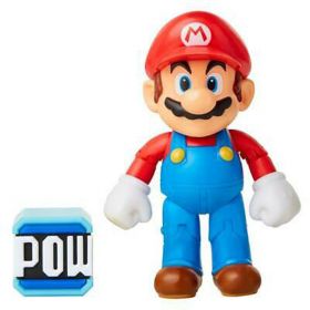 Nintendo Super Mario Figur - Mario w/ pow block