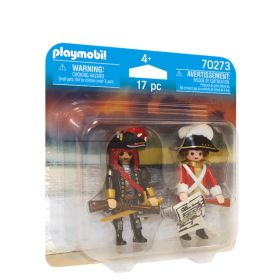 Playmobil Figurer - Piratkaptein og Rødfrakk 70273
