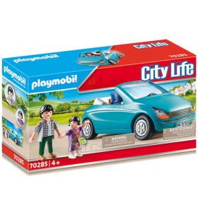 Playmobil City Life - Far og datter med cabriolet 70285