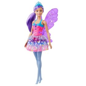 Barbie Dreamtopia Fairy - Dukke med lilla hår og rosa kjole
