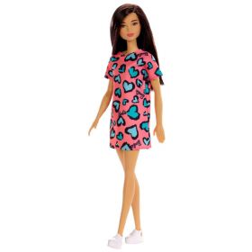 Barbie Dukke - Rosa Tskjortekjole m/hjerter