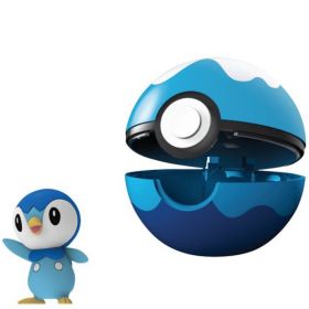Pokémon Clip 'N' Go - Piplup m/dive ball