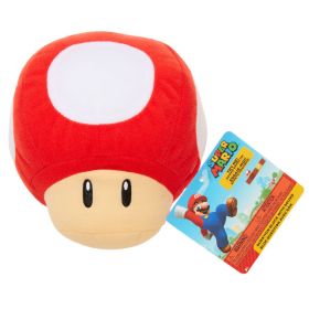 Nintendo Super Mario Plysjbamse 15cm - Power-Up Mushroom