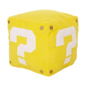 Nintendo Super Mario Plysjbamse 14cm - Question Block m/lyd