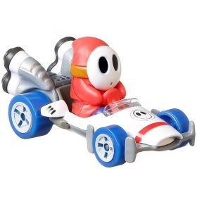 Hot Wheels Mario Kart Kjøretøy - Shy Guy (B-Dasher)