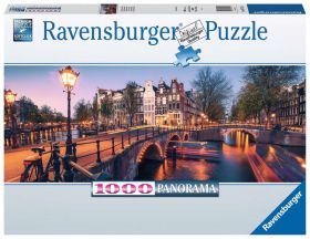 Ravensburger Puslespill 1000 Brikker - Amsterdam Panorama 