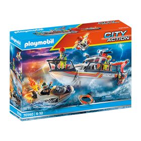 Playmobil City Action - Havsnød: Slokningsinnsats med bergingsfartøy 70140
