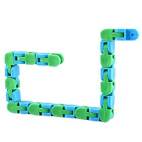 Fidget Chain 27 cm - Blå & Grønn