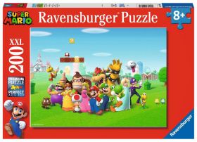 Ravensburger Puslespill 200XXL Brikker - Super Mario Adventure