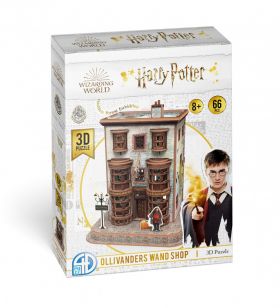 Harry Potter 3D Puslespill - Ollivanders Wand Shop 66 brikker