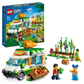 LEGO City - Bondens marked med kassebil 60345