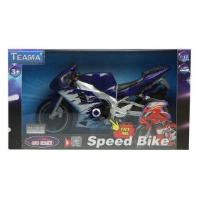 Teama Speed Motorsykkel - Mørk Blå 1:12