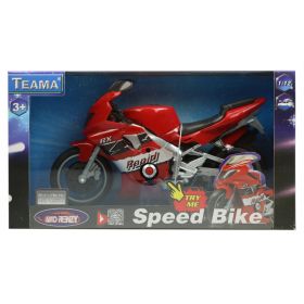 Teama Speed Motorsykkel - Rapid Rød 1:12