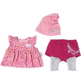 Baby Born Fashion Collection sett Tunika, thights og lue