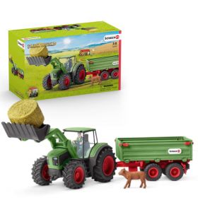 Schleich Farm World - Traktor med tilhenger 42379