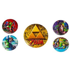 The Legend of Zelda - Sett med merker 5 stk