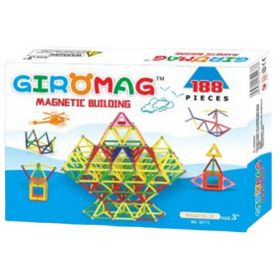 Giromag Magnetisk byggesett - Magnastix Super 188 deler