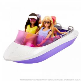 Barbie Båt 46cm m/ dukke