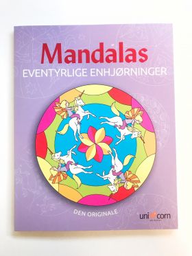 Mandalas malebok- Eventyrlige enhjørninger
