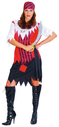Pirat Kostyme Dame - Voksen