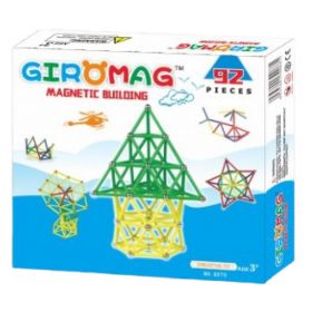 Giromag Magnetisk byggesett - Magnastix Super 92 deler
