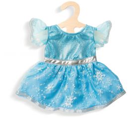 Is-prinsesse kjole til dukke størrelse 35-45 cm