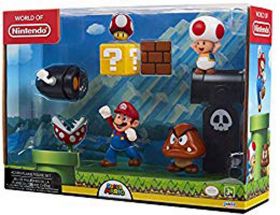 Nintendo Super Mario figursett- 5 pakning