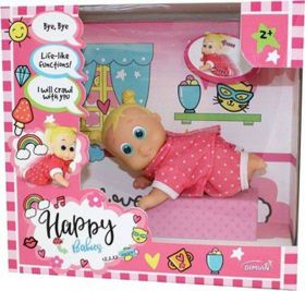 Happy Babies - Krabbe dukke 16 cm