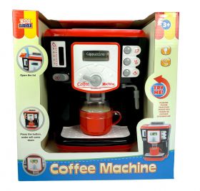 Kaffemaskin med lys og lyd