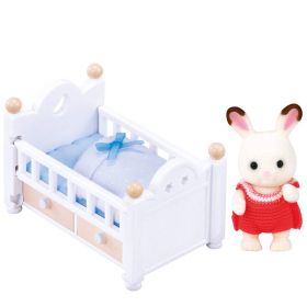Sylvanian Families - Baby kanin med seng