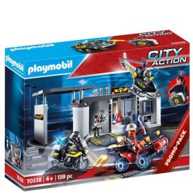 Playmobil City Action - Politihovedkvarterets Taktiske Enhet Take Along 70338