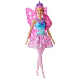 Barbie Dreamtopia Fairy - Dukke med rosa hår og turkis kjole