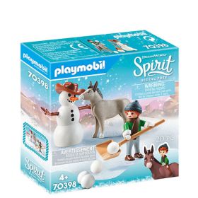 Playmobil Spirit - Lek i snøen med snømann 70398
