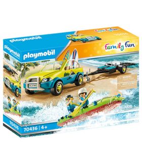 Playmobil Family Fun - Strandbil med kano 70436
