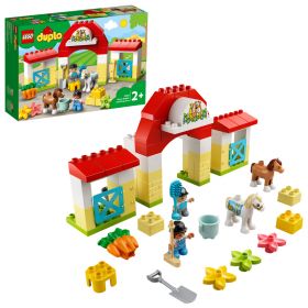 LEGO DUPLO By - Stall med ponni 10951