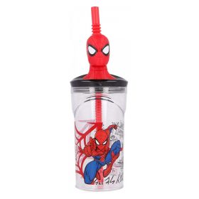 Drikkeglass med 3D Figur - Spiderman