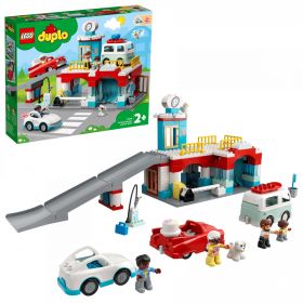 LEGO DUPLO - Parkeringshus og bilvask 10948
