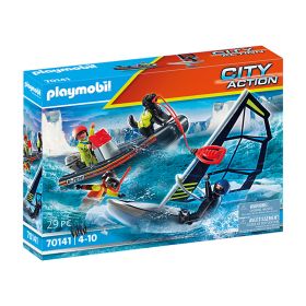 Playmobil City Action - Havsnød: Berging av polarseiler med gummibåt 70141