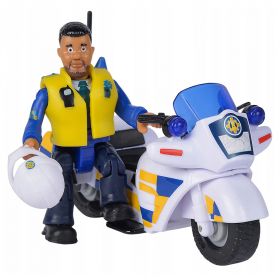 Brannmann Sam - Politi Motorsykkel