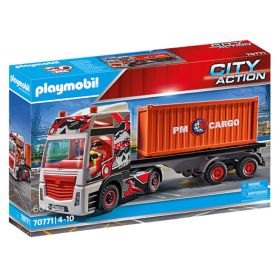 Playmobil City Action - Truck med lastecontainer 70771
