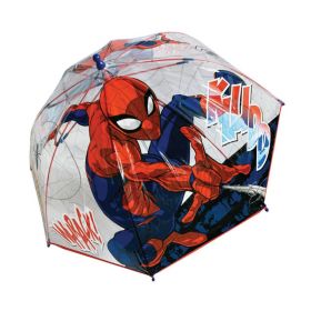 Paraply Transparant 72cm - Spider-Man