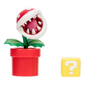 Nintendo Super Mario Figur 10 cm - Piranha Plant med klosse