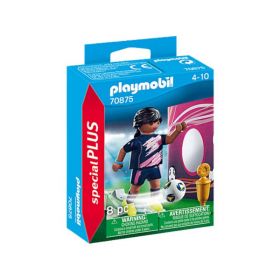 Playmobil Special Plus - Fotballspiller med målvegg 70875