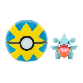 Pokémon Clip 'N' Go - Gible m/quick ball