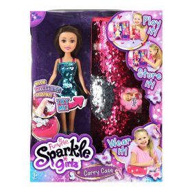 Sparkle Girlz- Dukke med rosa veske