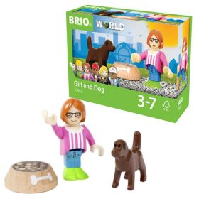 BRIO Village Figur med Hund 33952
